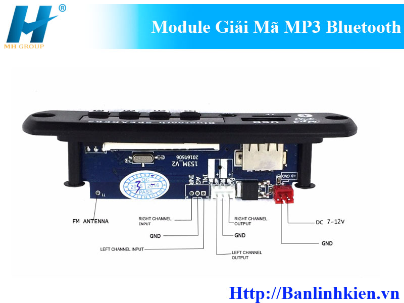 Module Giải Mã MP3 Bluetooth