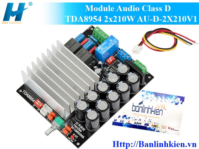 Module Audio Class D TDA8954 2x210W AU-D-2X210V1