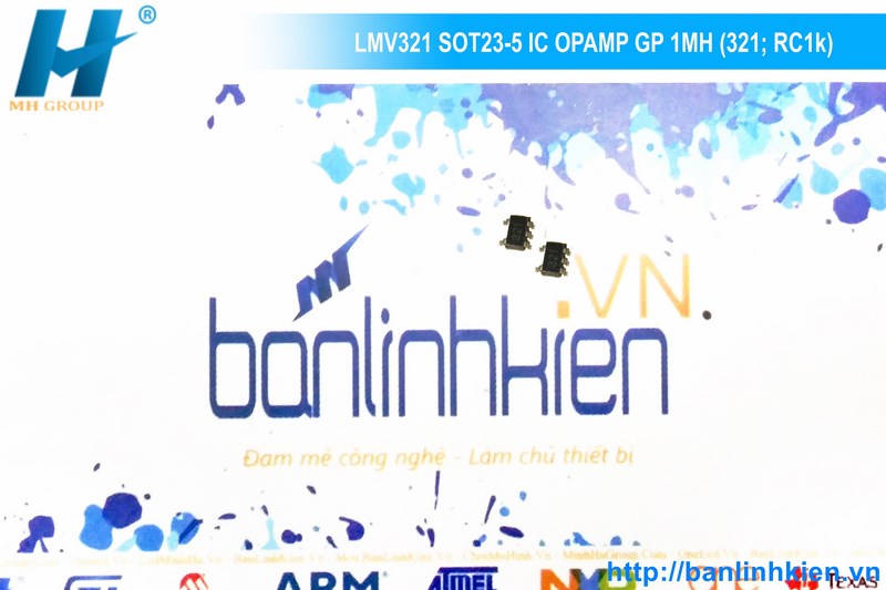LMV321 SOT23-5 IC OPAMP GP 1MH (321; RC1K)