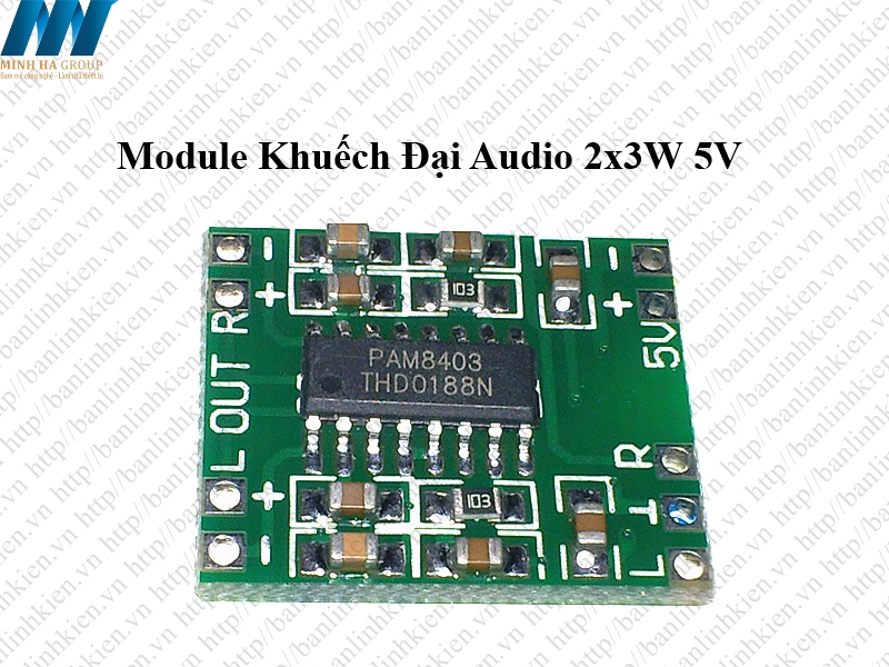 Module Khuếch Đại Audio 2x3W 5V