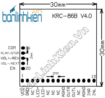 Bluetooth 4.0 KRC-86B (One Main)