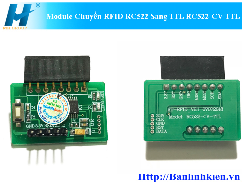 Module Chuyển RFID RC522 Sang TTL RC522-CV-TTL