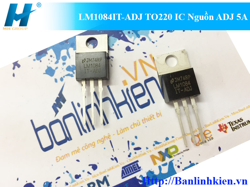 LM1084IT-ADJ TO220 IC Nguồn ADJ 5A