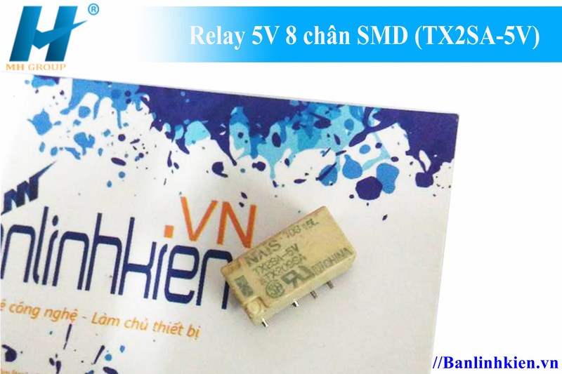 Relay 5V 8 chân SMD (TX2SA-5V)