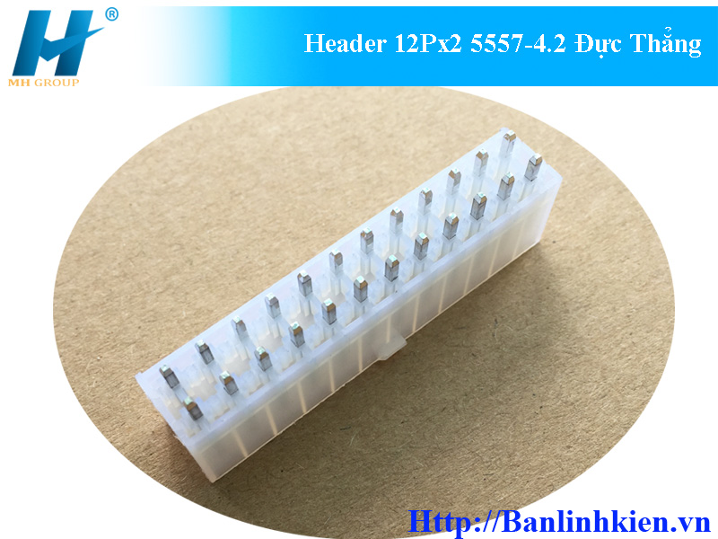 Header 12Px2 5557-4.2 Đực Thẳng