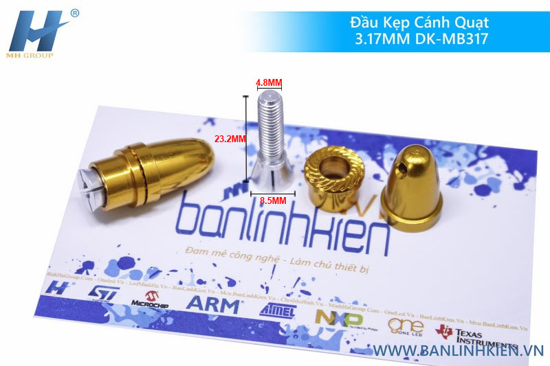 Đầu Kẹp Cánh Quạt 3.17MM DK-MB317