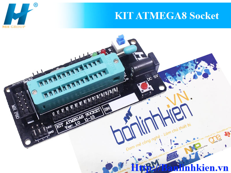 KIT ATMEGA8 Socket