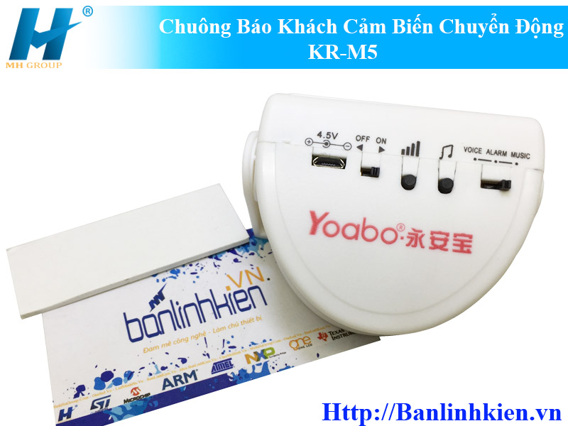 Chuông Báo Khách Cảm Biến Chuyển Động KR-M5