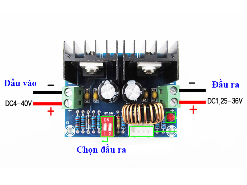 Module Hạ Áp DC-DC 8A XL4016 XH-M405