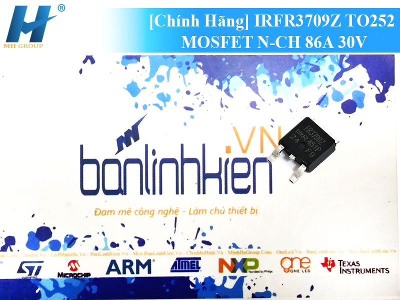 [Chính Hãng] IRFR3709Z TO252 MOSFET N-CH 86A 30V