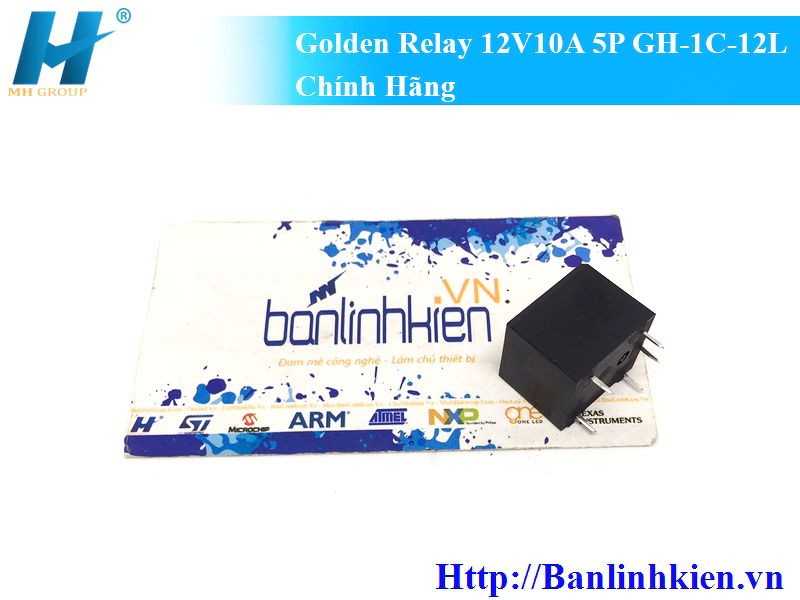 Golden Relay 12V10A 5P GH-1C-12L Chính Hãng