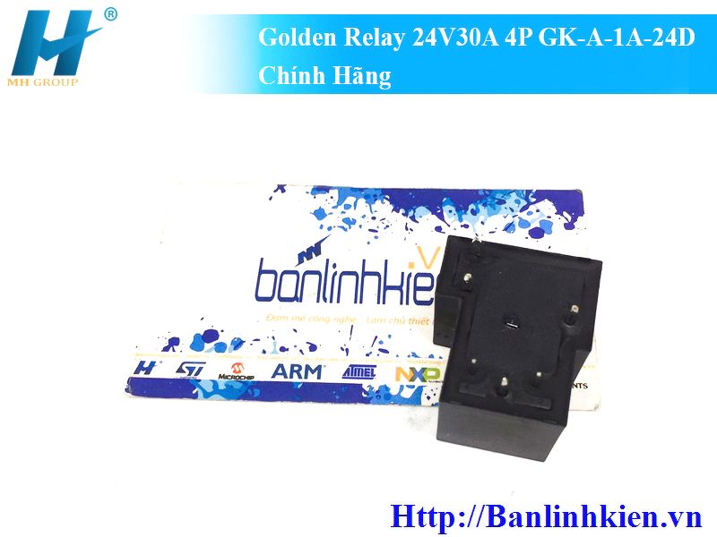 Golden Relay 24V30A 4P GK-A-1A-24D Chính Hãng