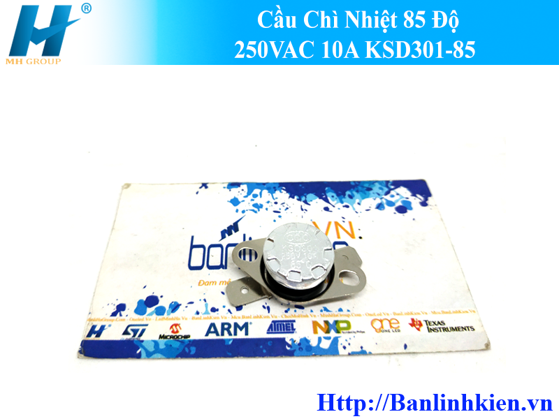 Cầu Chì Nhiệt 85 Độ 250VAC 10A KSD301-85