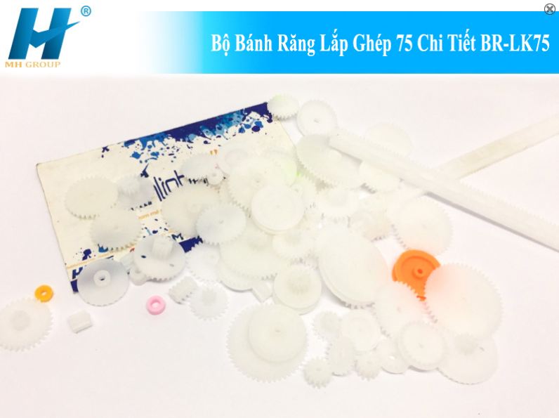 Bộ Bánh Răng Lắp Ghép 75 Chi Tiết BR-LK75