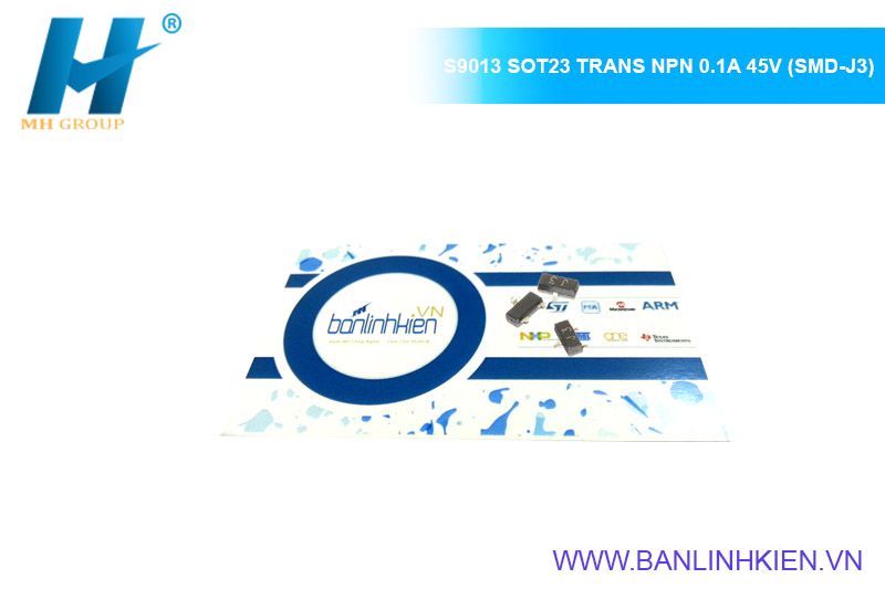 S9013 SOT23 TRANS NPN 0.1A 45V (J3) (10c)