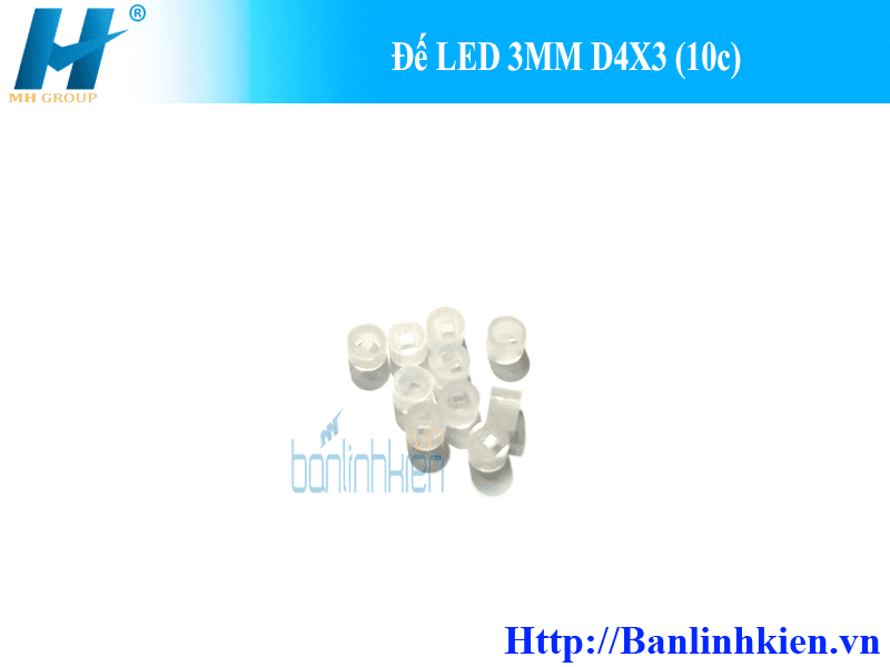 Đế LED 3MM D4X3 (10c)