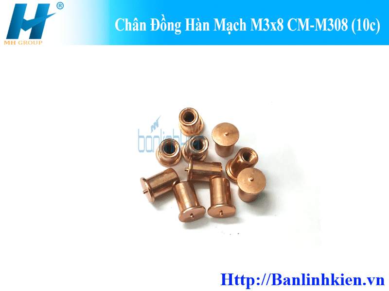 Chân Đồng Hàn Mạch M3x8 CM-M308 (10c)