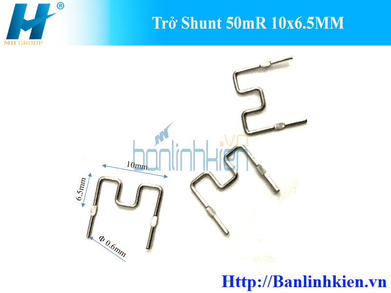 Trở Shunt 50mR 10x6.5MM