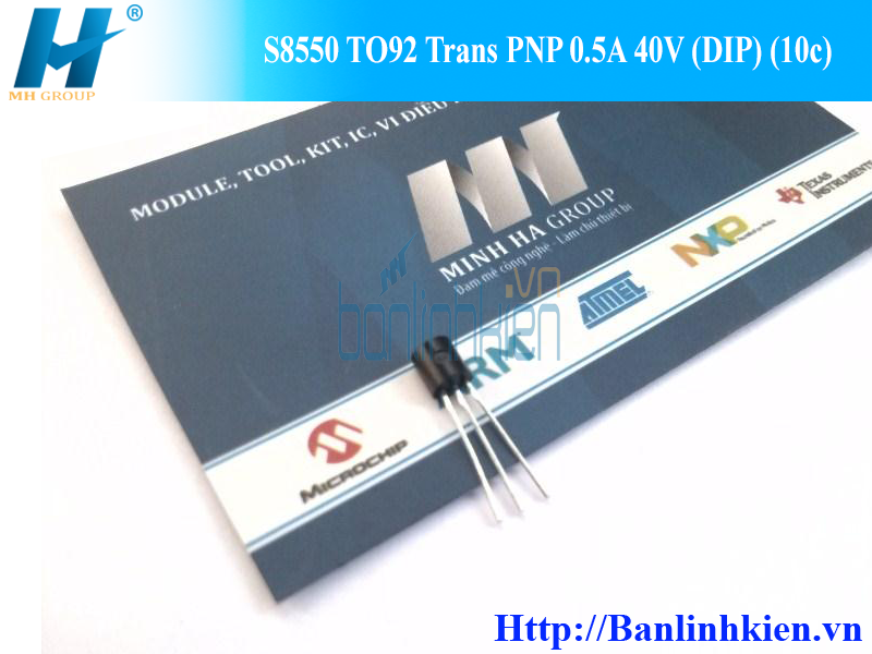 S8550 TO92 Trans PNP 0.5A 40V (DIP) (10c)