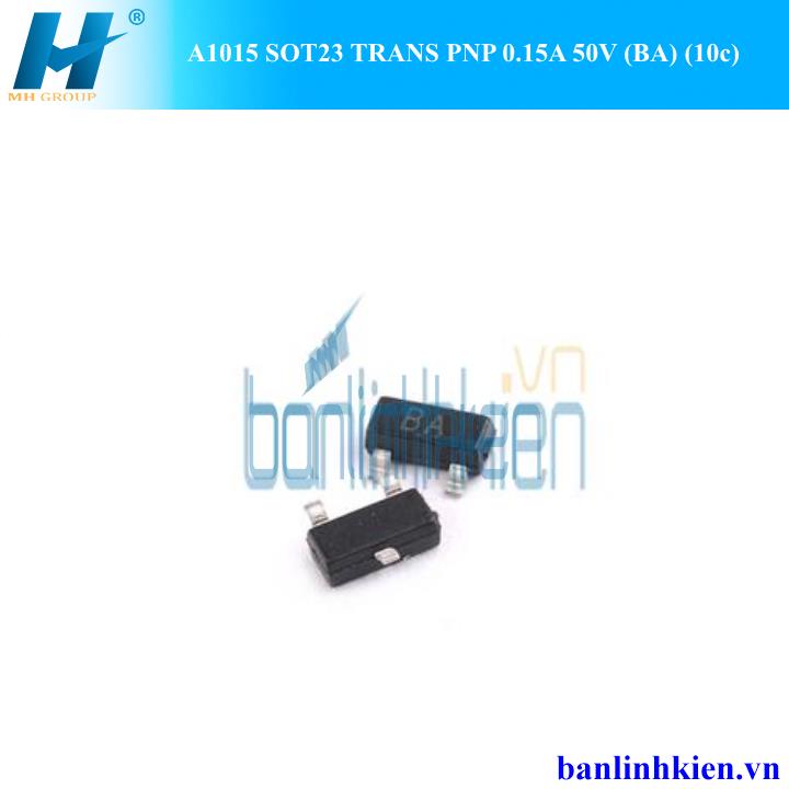 A1015 SOT23 TRANS PNP 0.15A 50V (BA) (10c)