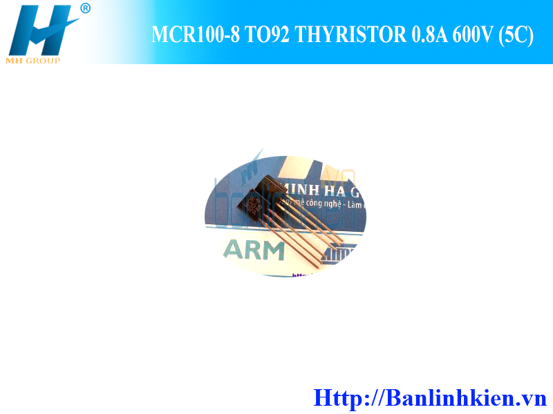 MCR100-8 TO92 THYRISTOR 0.8A 600V (5C)