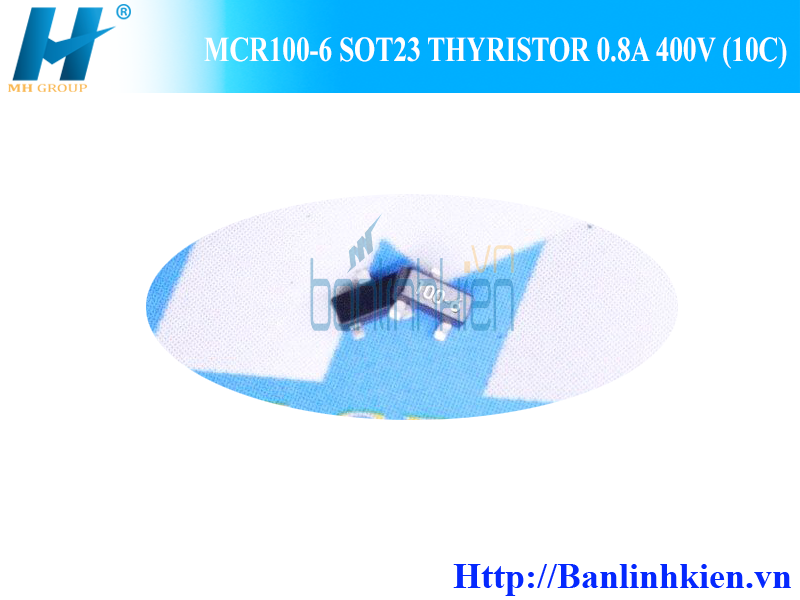 MCR100-6 SOT23 THYRISTOR 0.8A 400V (10C)