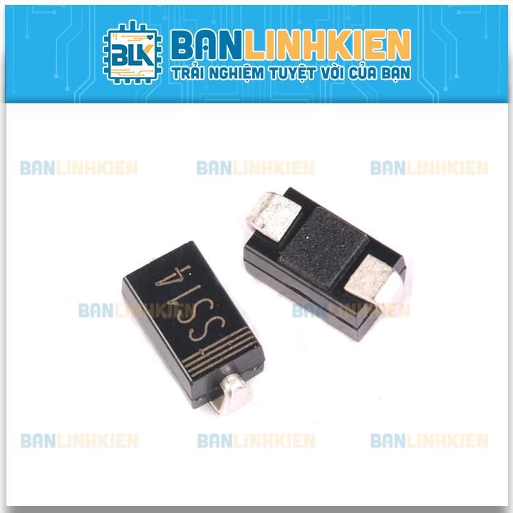 SS14 DO-214AC Diode Schottky 1A 40V (1N5819 SMA DO214) (10c)