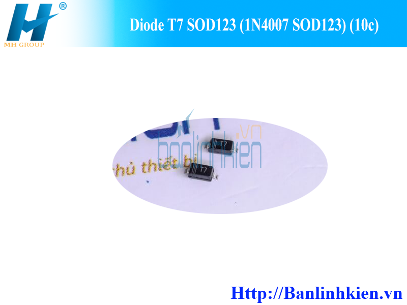 Diode T7 SOD123 (1N4007 SOD123) (10c)