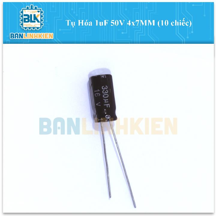 Tụ Hóa 330uF 16V 6x12MM(10c)