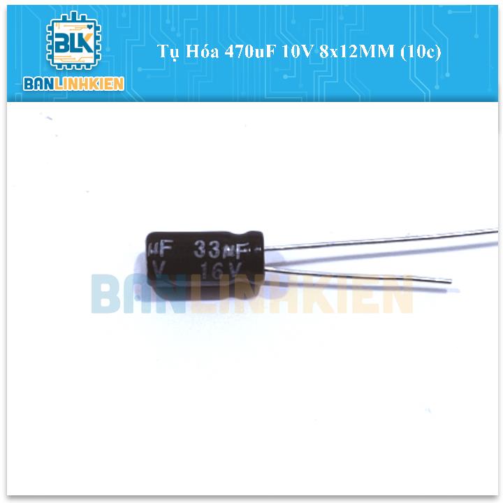 Tụ Hóa 33uF 16V 5x11MM (10c)