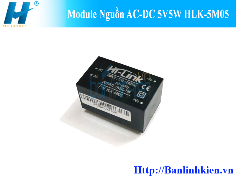 Module Nguồn AC-DC 5V5W HLK-5M05