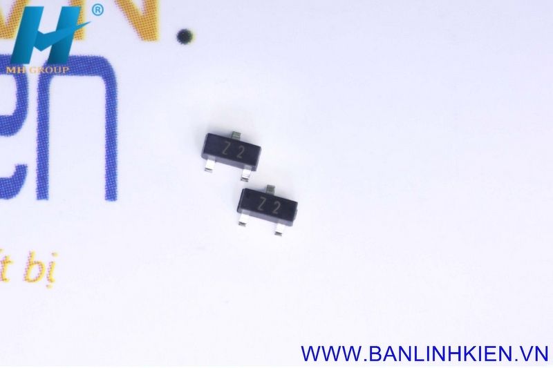 BZX84C5V1 SOT23 Zener 5.1V (SMD-Z2) (5c)