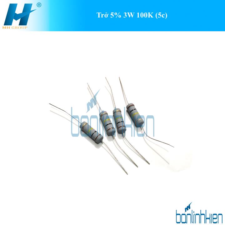 Trở 5% 3W 100K (5c)