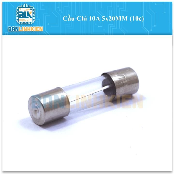 Cầu Chì 10A 5x20MM (10c)