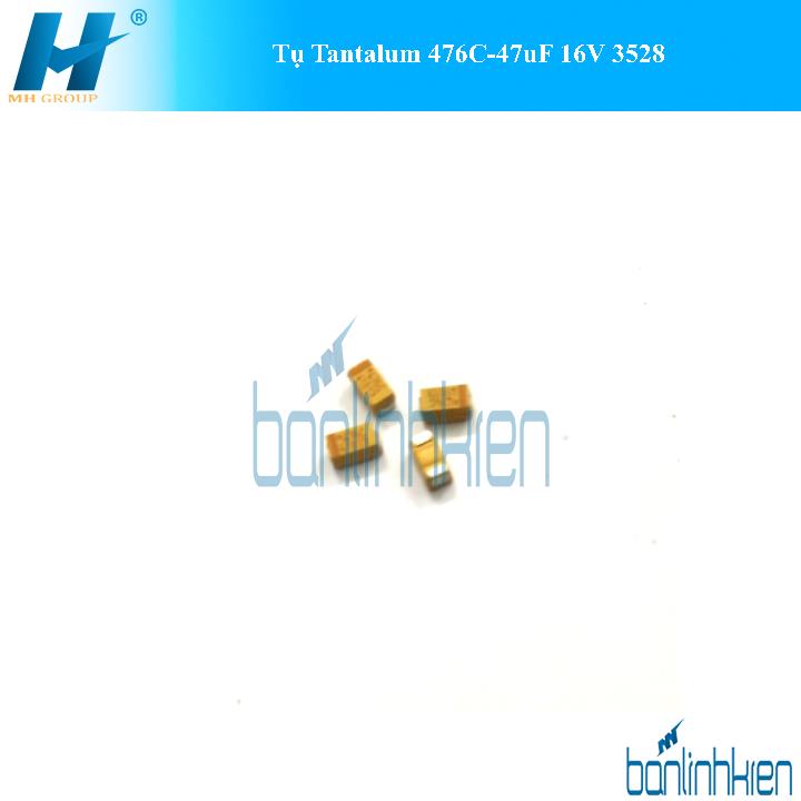 Tụ Tantalum 476C-47uF 16V 3528