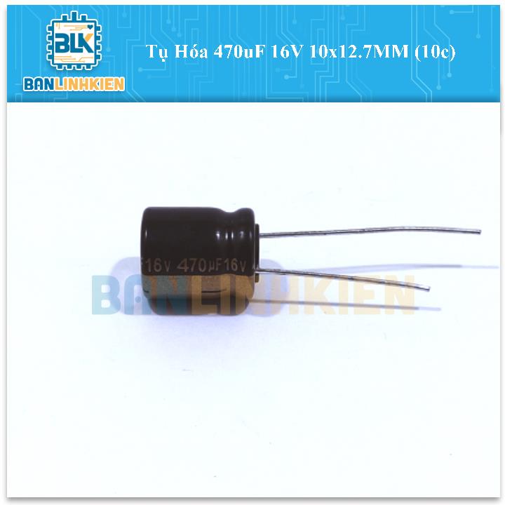 Accessori Elettronici 5pcs 470uF 16V FP 10x12.5mm Basso - Foto 3