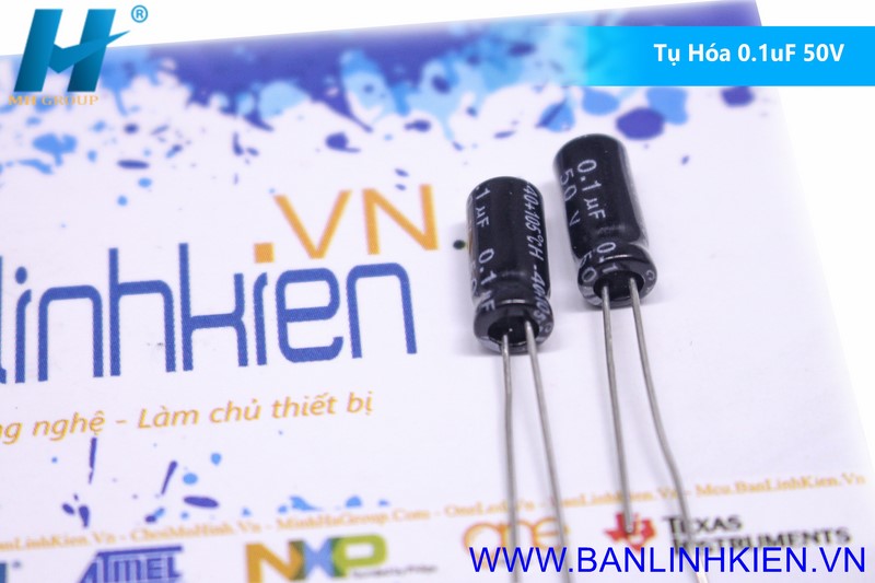Tụ Hóa 0.1uF 50V 4x8MM(10c)