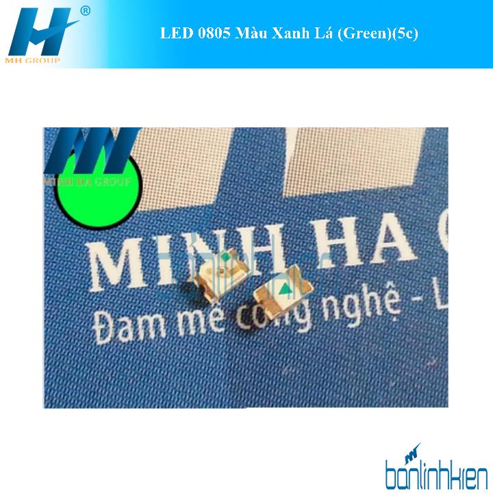 LED 0805 Màu Xanh Lá (Green)(5c)