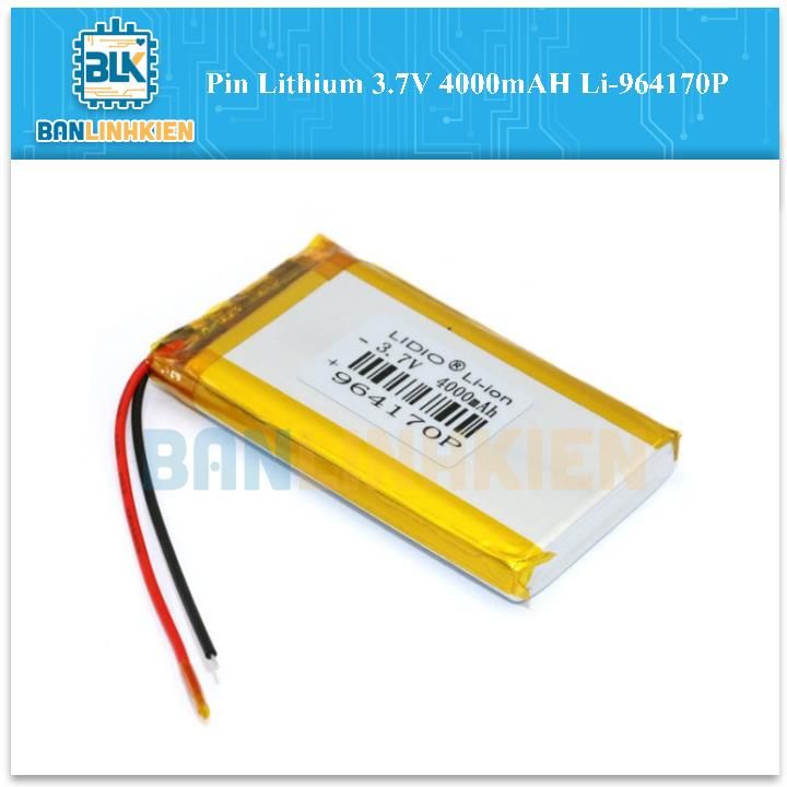 Pin Lithium 3.7V 4000mAH Li-955060