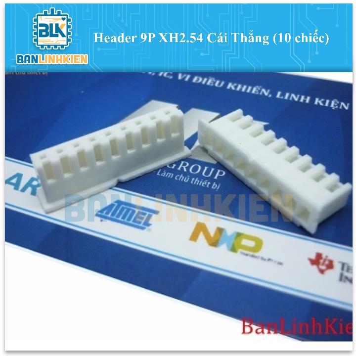 Header 9P XH2.54 Cái Thẳng (10 chiếc)