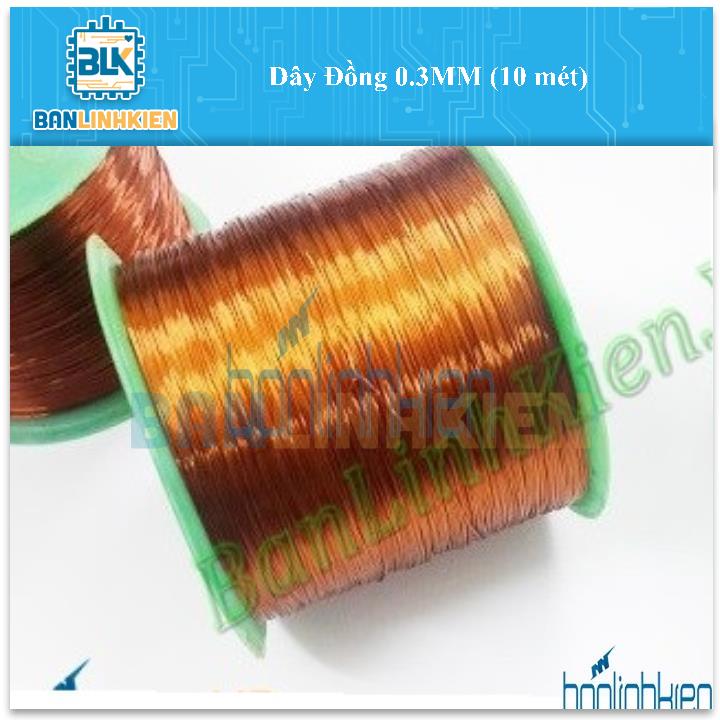 Dây Đồng 0.3MM (10M)