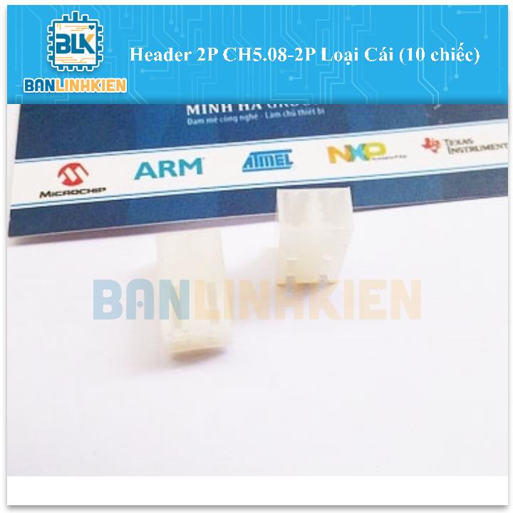 Header 2P CH5.08-2P Loại Cái (10 chiếc)