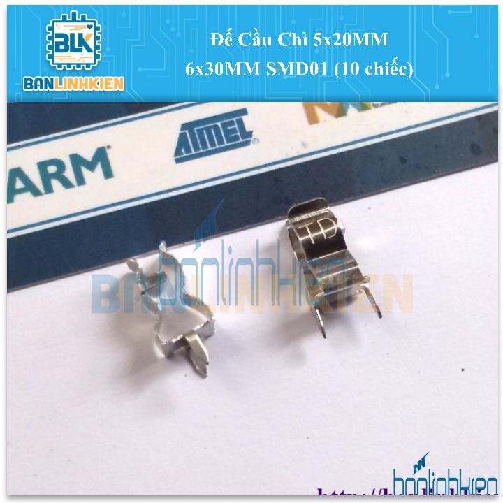 Đế Cầu Chì 5x20mm SMD (10c)