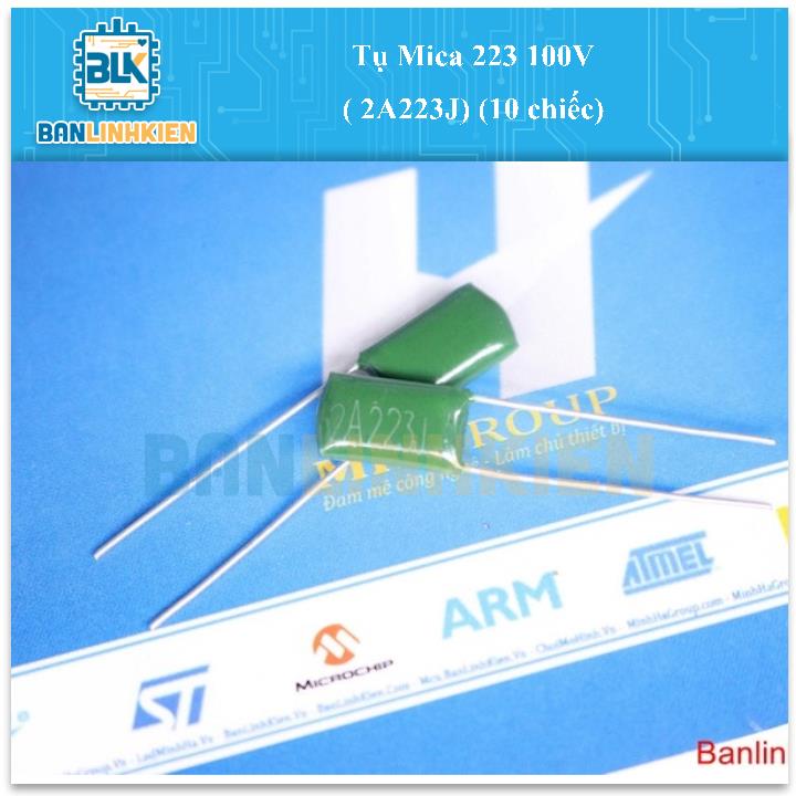 Tụ Mica 223 100V ( 2A223J) (10 chiếc)