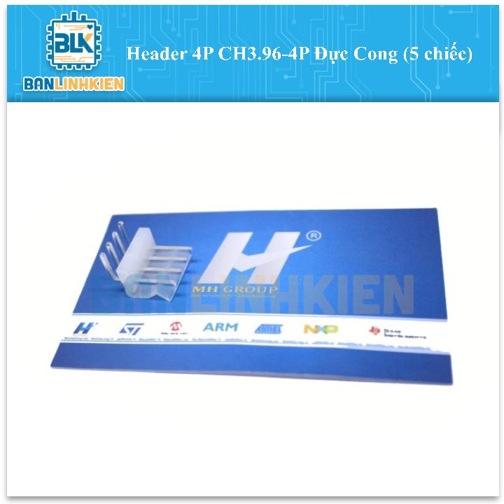 Header 4P CH3.96-4P Đực Cong (5 chiếc)