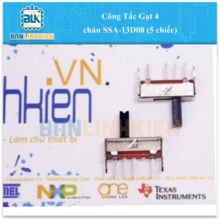 Công Tắc Gạt 4 chân SSA-13D08 (5 chiếc)