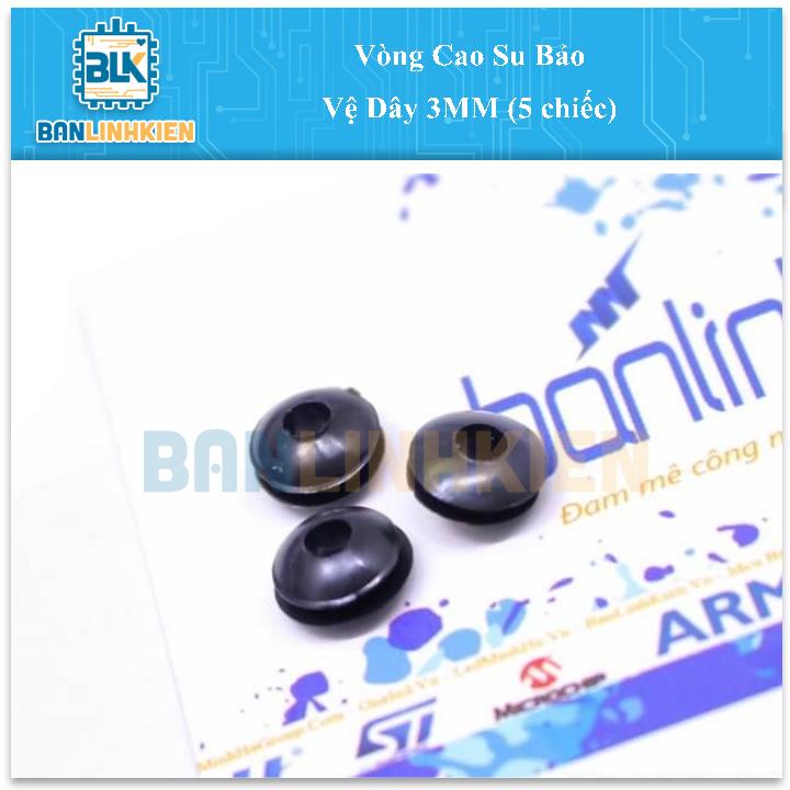 Vòng Cao Su Bảo Vệ Dây 3MM (5 chiếc)