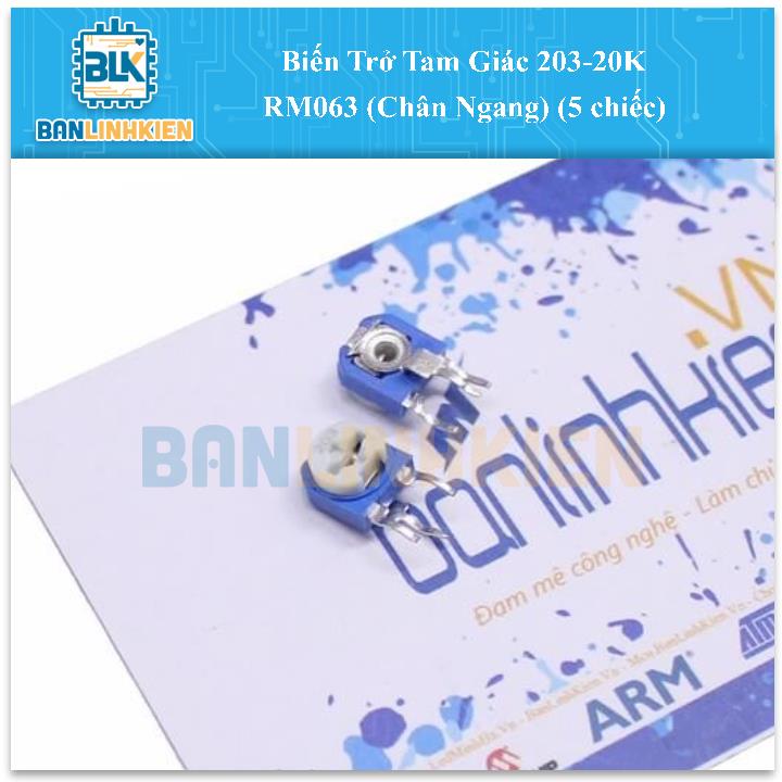 Biến Trở Tam Giác 203-20K RM063 (Chân Ngang) (5 chiếc)