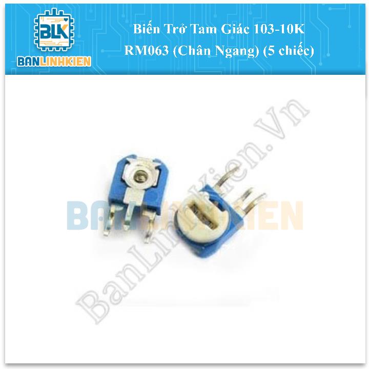 Biến Trở Tam Giác 103-10K RM063 (Chân Ngang) (5 chiếc)