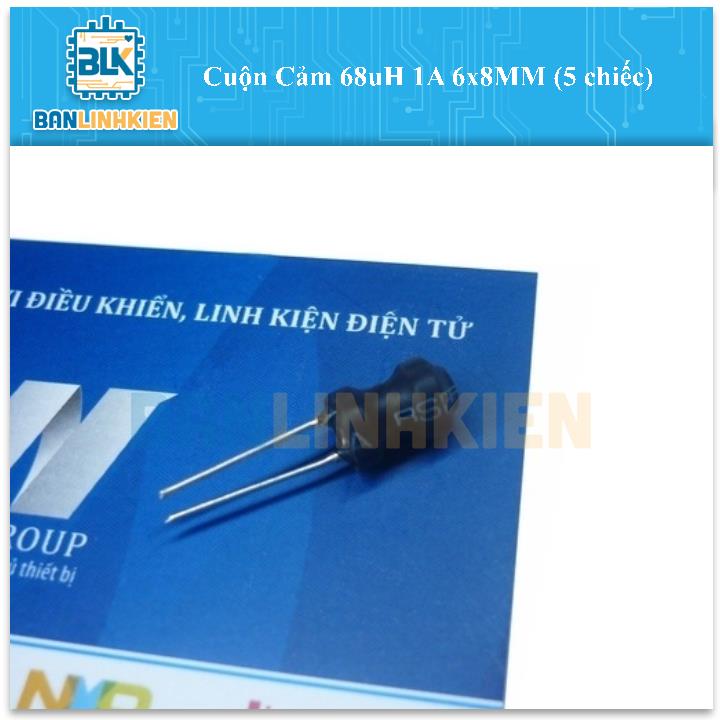 Cuộn Cảm 68uH 1A 6x8MM (5 chiếc)